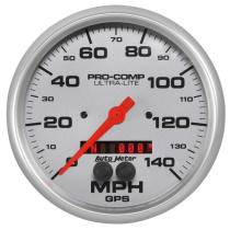 Hastighetsmätare 127mm 140MPH GPS-Styrd Ultra-Lite